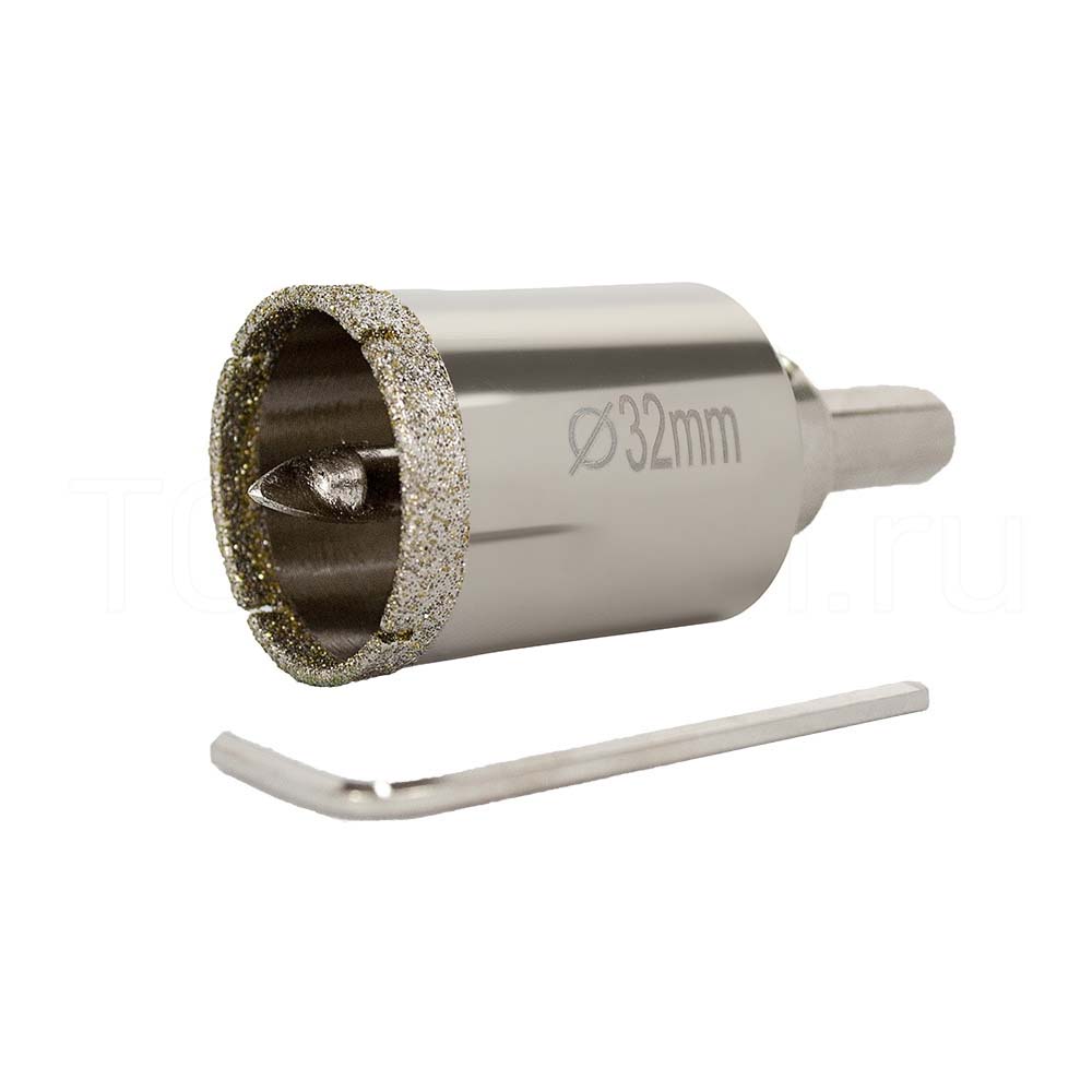 Diamond Core Drill Bit (с центральным сплавом) - Стандартный 32 мм